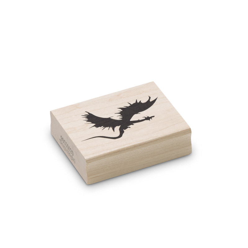 Encaustic Art Stamp - Dragon (right) 99550020_2