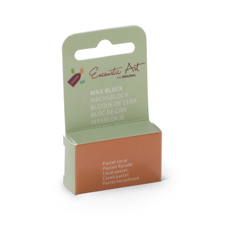 Encaustic Art Wax Block - Pastel coral 99534934_2