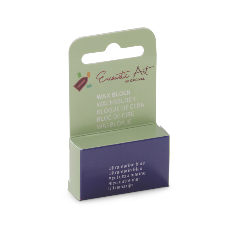 Encaustic Art Wax Block - Ultramarine blue 99534910_2