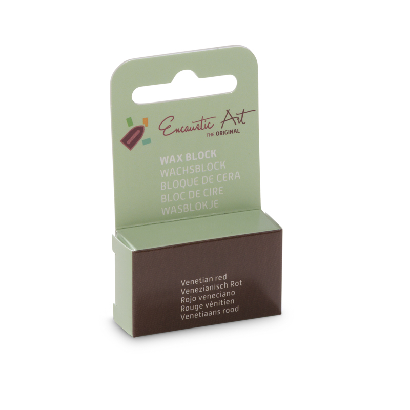 Encaustic Art Wax Block - Venetian red 99534921_2
