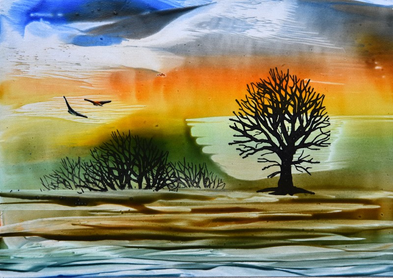 encaustic-art-rubber-stamp-bush-tree-99550008