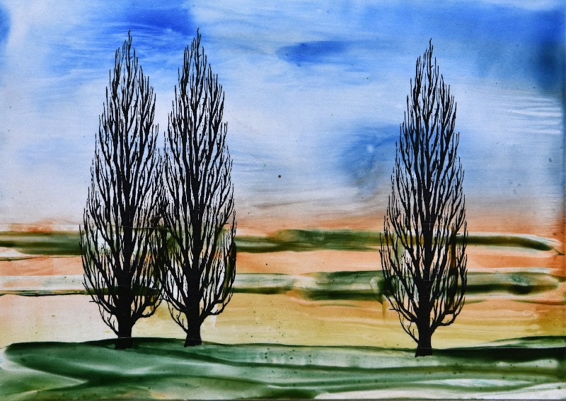 encaustic-art-rubber-stamp-tree-poplar-99550028